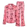Chelsea Peers Womens/Ladies Bow Long-Sleeved Long Pyjama Set