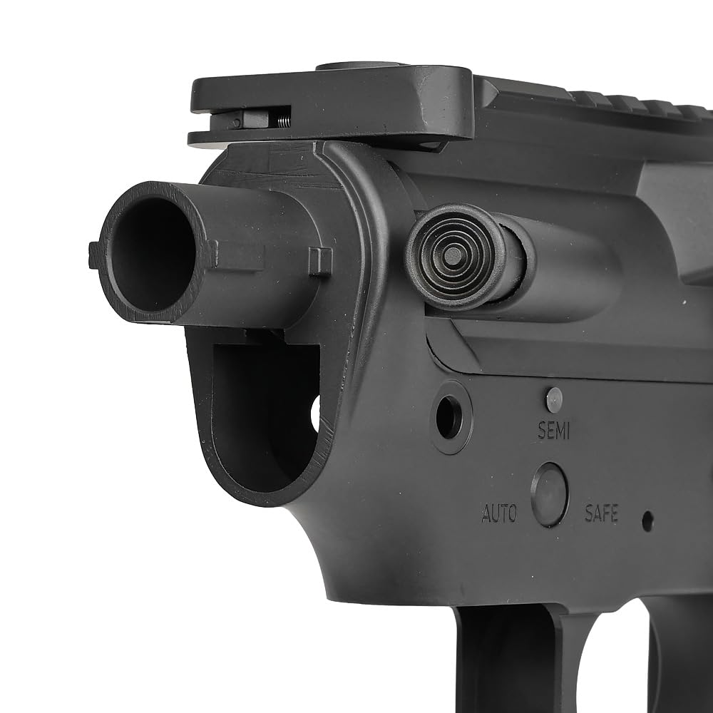 Ryohin Buhin E&C Aluminum Frame & Exterior Parts Set for M4 Series Electric Guns, Colt M4A1 Metal Receiver Conversion Kit with Realistic Engraving