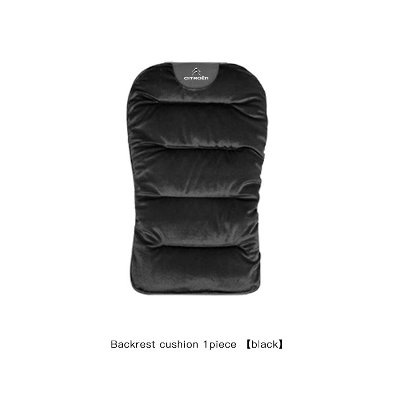 Car Seat Cover Winter Plush Warm Cushion Waist Pad For Citroen C3 C5 AIRCROSS C5X C4 Cactus PICASSO e-C3 e-C4 C1 C-Crosser C6 C2 akj256