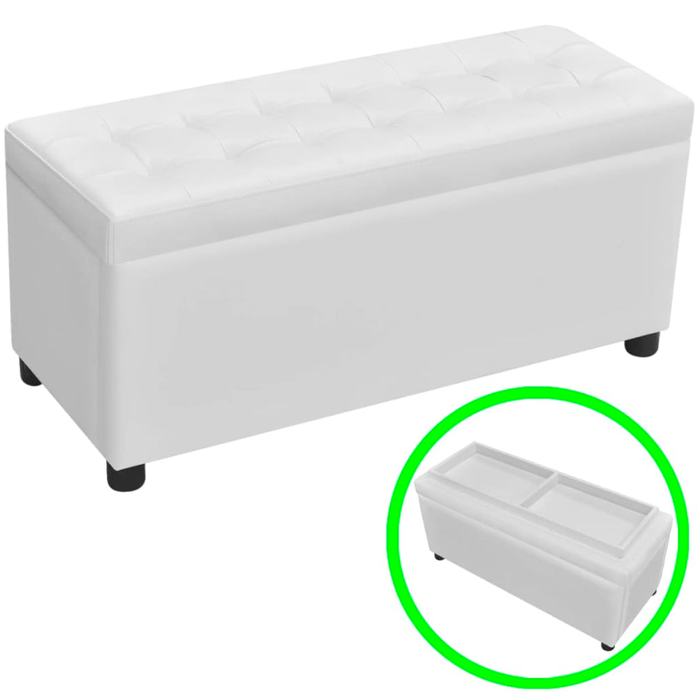 Pouf de rangement Cuir synthétique