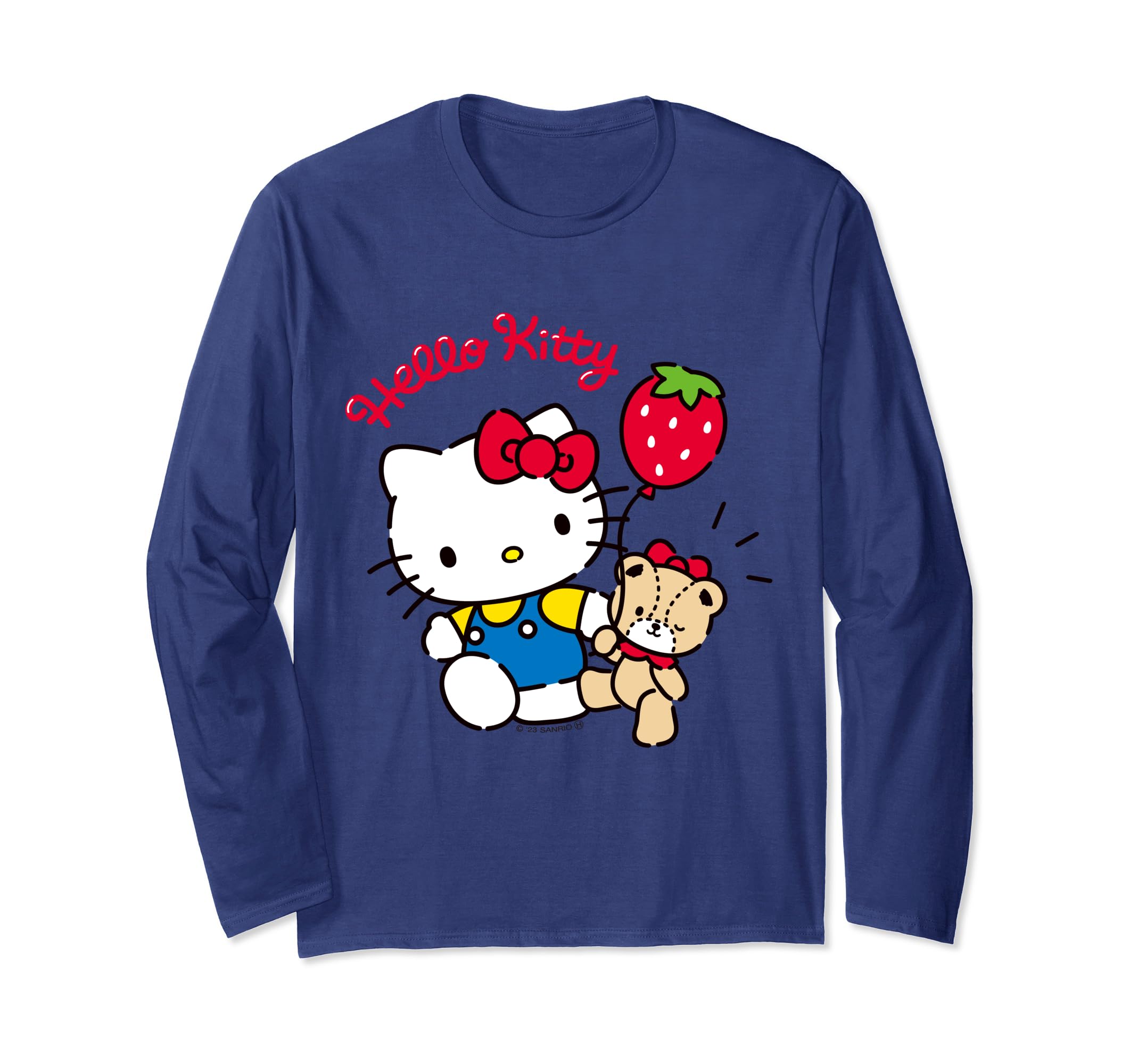

Футболка с длинными рукавами Hello Kitty и Tiny Chum синий