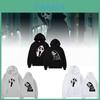Felpa con cappuccio Scream VI Ghostface da uomo con stampa grafica unica, felpa casual con tasche