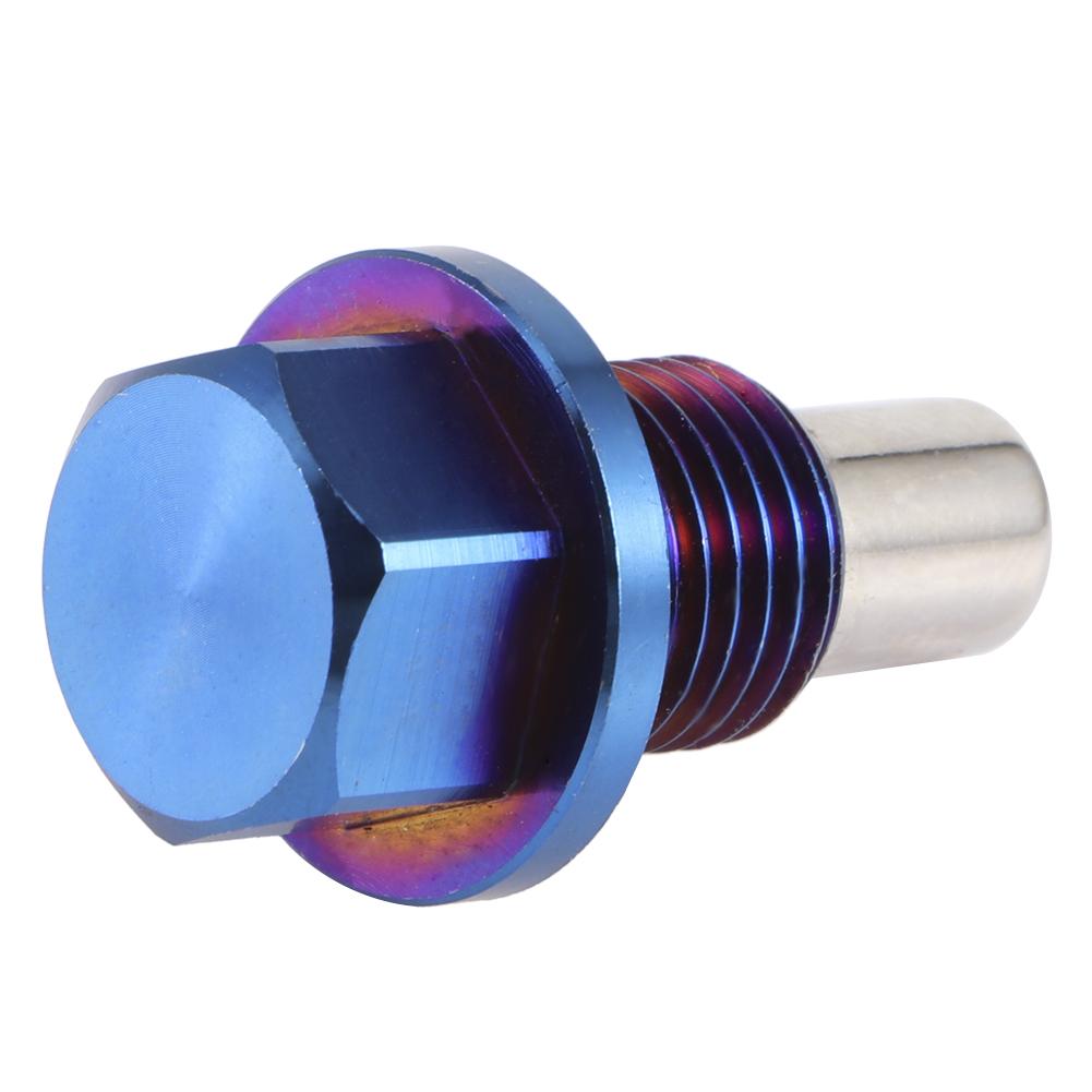 Aluminum Alloy Magnetic Oil Pan Sump Return Drain Plug Bung Fitting Adapter