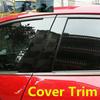 Autofenster-Säulenpfosten-Türabdeckungs-Zierkits, glänzendes Klavierschwarz für Nissan Altima 2019 2020 2021 BC, Säulenaufkleber-Zubehör