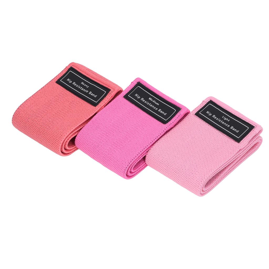 3PCS Resistance Bands Elastic High Pulling Force Exercise Workout Band for Legs Butt for Squat Hip