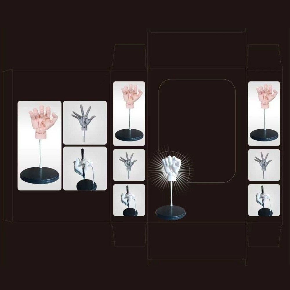 Left/Right Articulated Hand Model Hand Finger Joint Figurine  Simulation Sketching Painting