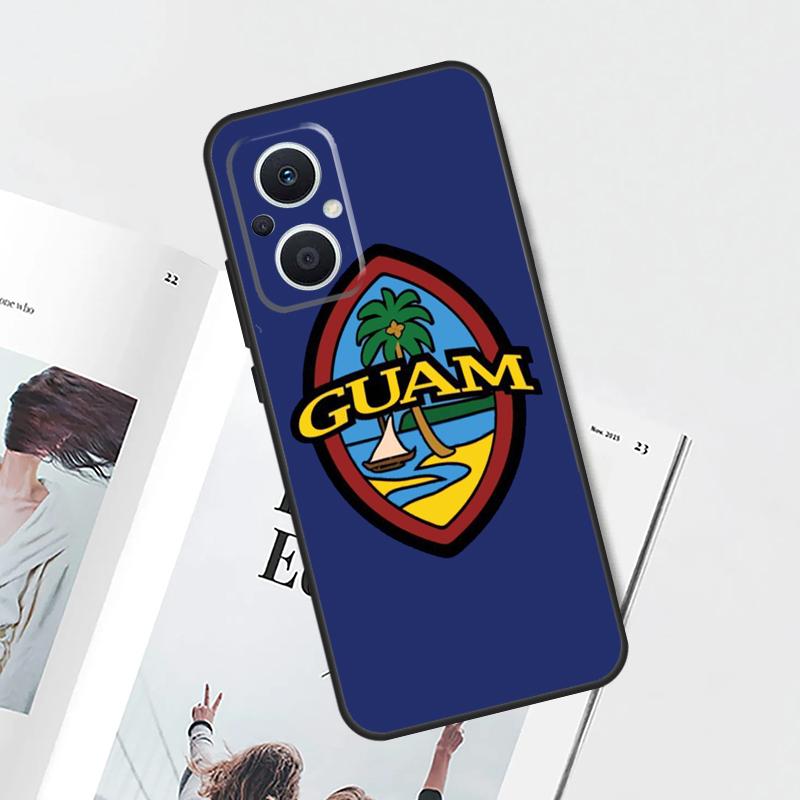 Guam Flag Case For OPPO Reno 15 F 14 13 12 11 10 Pro 14F 13F 12F 11F 8T OPPO Find X9 X8 X5 X6 Pro Cover