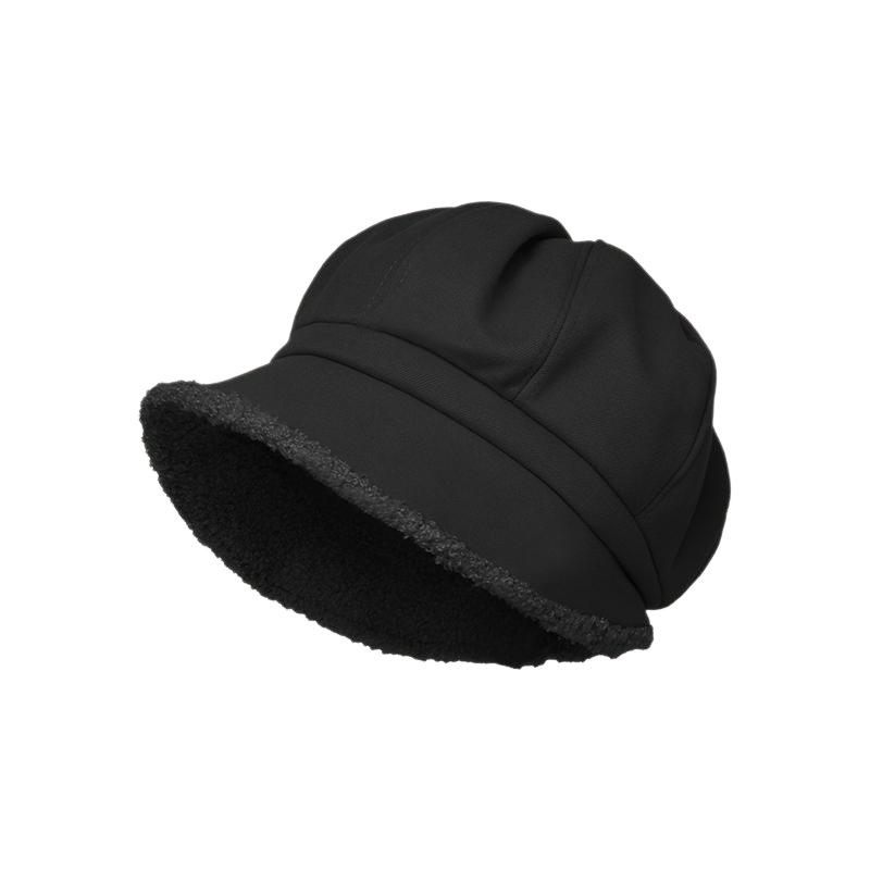 Autumn and Winter Hat Women's Bucket Hat Fleece Cold Protection Ear Protection Internet Celebrity Basin Hat Casual Lamb Wool Star Anise Beret Versat