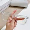 Square Frame Clear Lens Glasses Minimalist Fashion Decorative Glasses Computer Spectacles For Women Men
