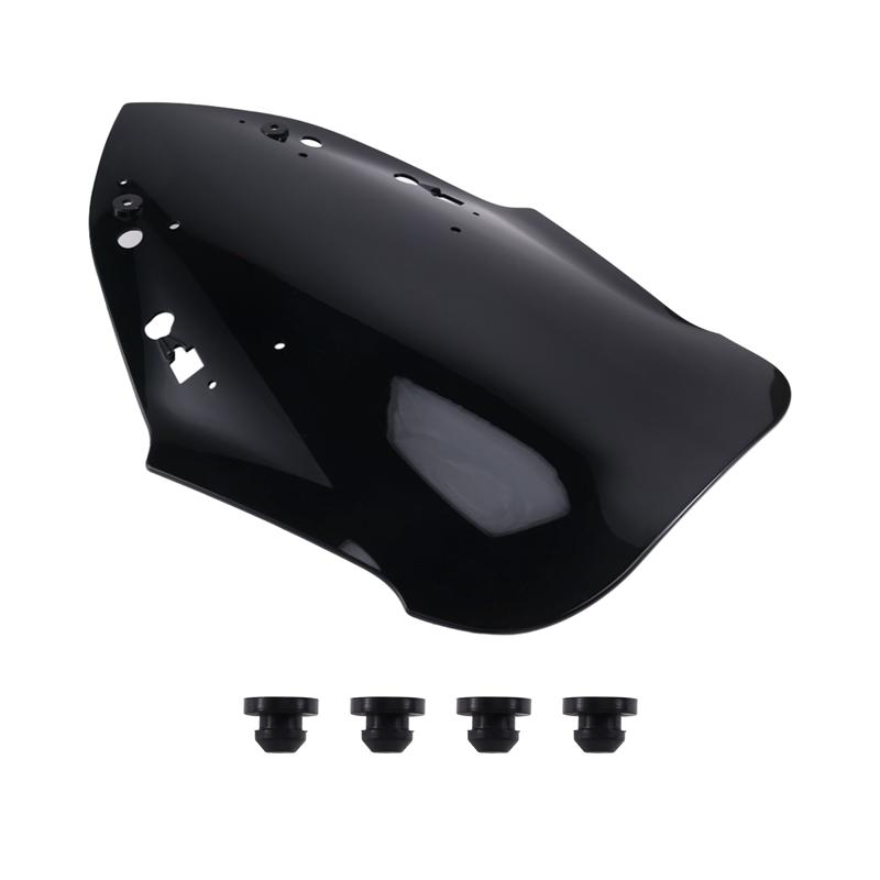 For X-MAX 300 2017- Compatible Motorcycle Front Windscreen Shield Deflector Guard Black