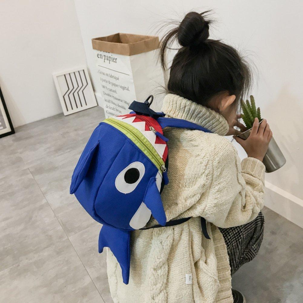 ITODA Shark Cute Perfect for and Large Perfect for Baby and New Gifts Anti-Lost Backpack, Kids' Backpack, Daycare, Kindergarten, Toddlers, Capacity,