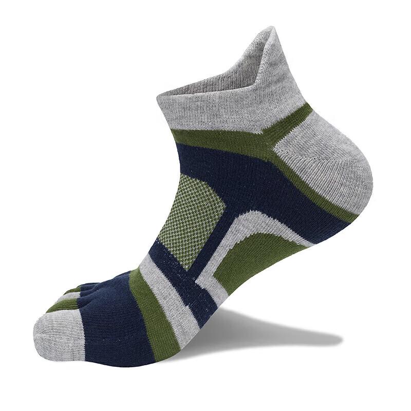 TFO Herren Atmungsaktive Fünf-Finger-Wandersocken für den Außenbereich