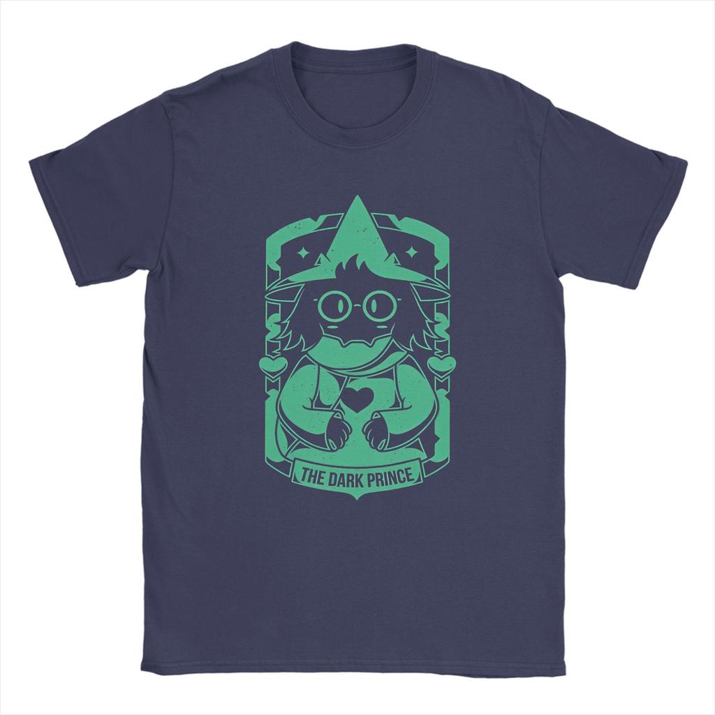 Maglietta Uomo Dark Prince Deltarune Cotone Puro Crazy Girocollo Manica Corta Stampa Top