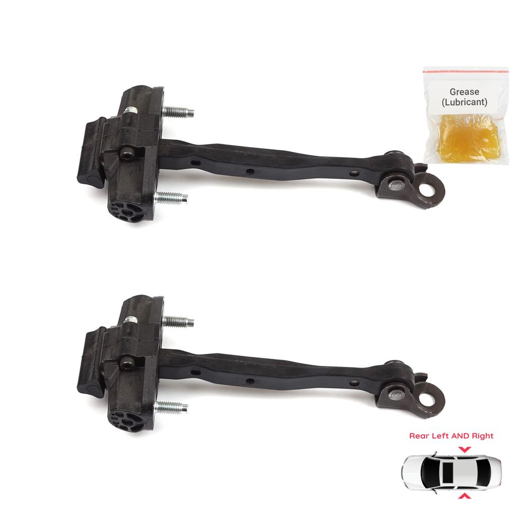 BDP1235-1 2 Pieces Rear Door Hinge Stop Check Strap Limiter for Vauxhall Opel Astra K B16 Crossland X Cruze 2016-2019 Buick Verano 13456270
