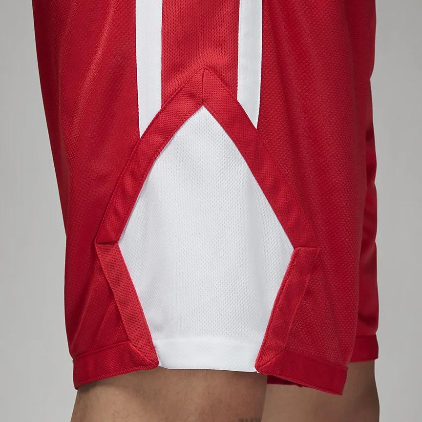 Jordan Basketball Shorts Men's University Red/White/White HF0526-658