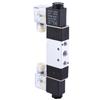 4V220 08 1 4  Inlet Outlet 1 8  Exhaust Pneumatic Solenoid Air Valve 2 Position 5 Way(AC220V)