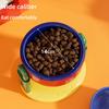 Elevated Adjustable Pet Bowl for Dogs Cats Anti-Slip Raised Food Water Bowl Protect Neck Universal Pet Feeder No-Tip Design