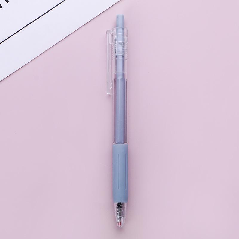Japanese INS Style 0.5mm Black Click Pen - Large Capacity Bullet Tip for Students