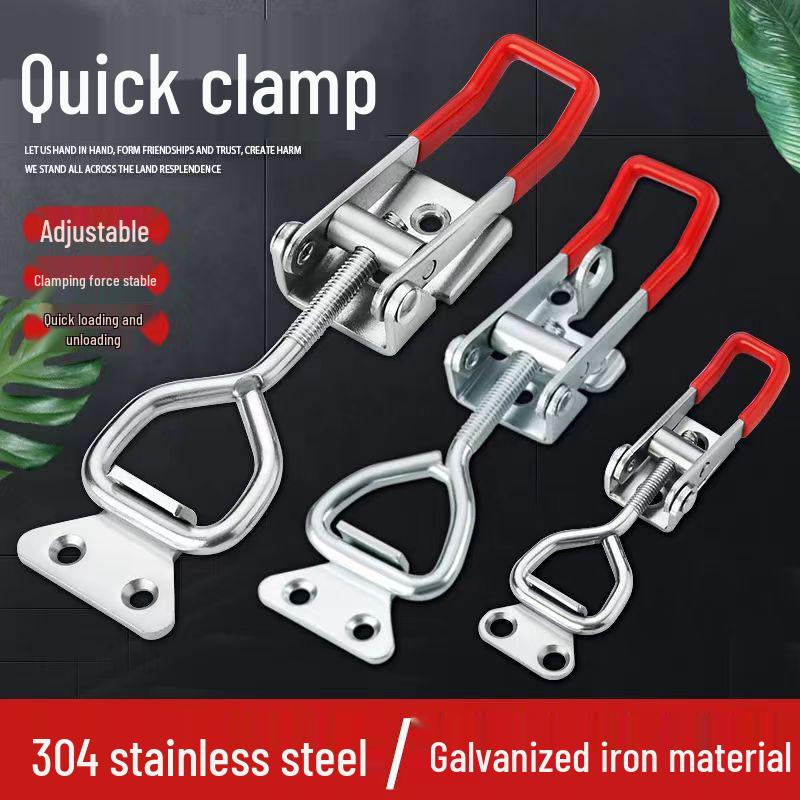 Adjustable 304 Stainless Steel Door Bolt Latch Toggle Fixture