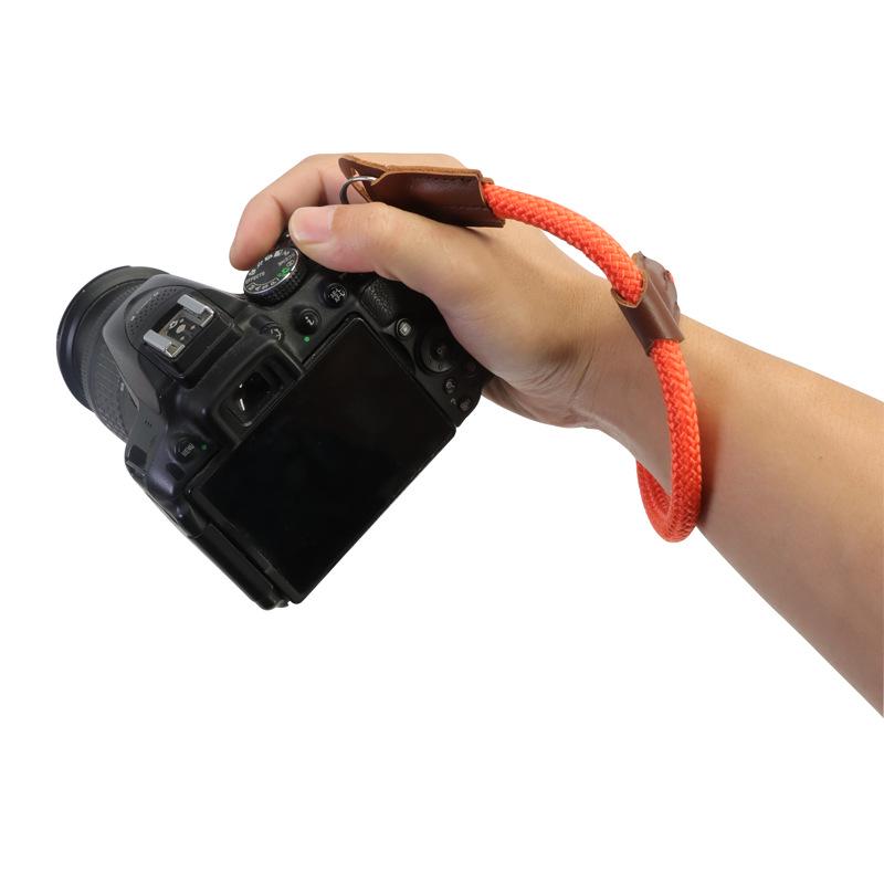 Round Camera Wrist Strap for Climbing and Photography