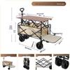 Qiuchi 8-inch Rear Flip Outdoor Camping & Picnic Cart