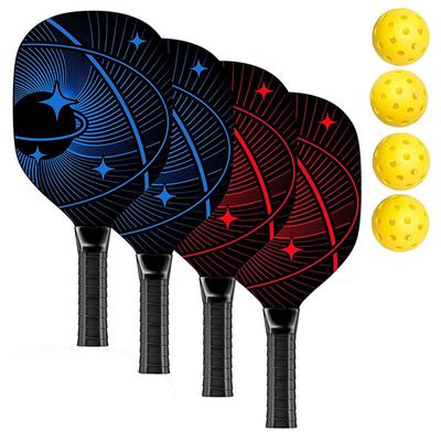 Wooden Pickleball Paddle Racquet Portable Pickleball Set Beach or Wall or Tennis Racket for Advanced Player