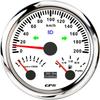 ELING Car Boat Universal 85mm 3 in 1 Multifunctional 200kmh GPS Speedometer with 8KRPM Tachometer Fuel Level 7 Colors Backlight