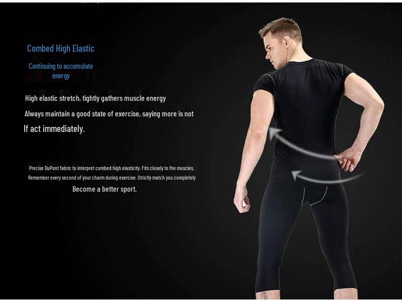 Men's Fitness & Running Pants: Breathable, High Elasticity Shorts & Long Capris