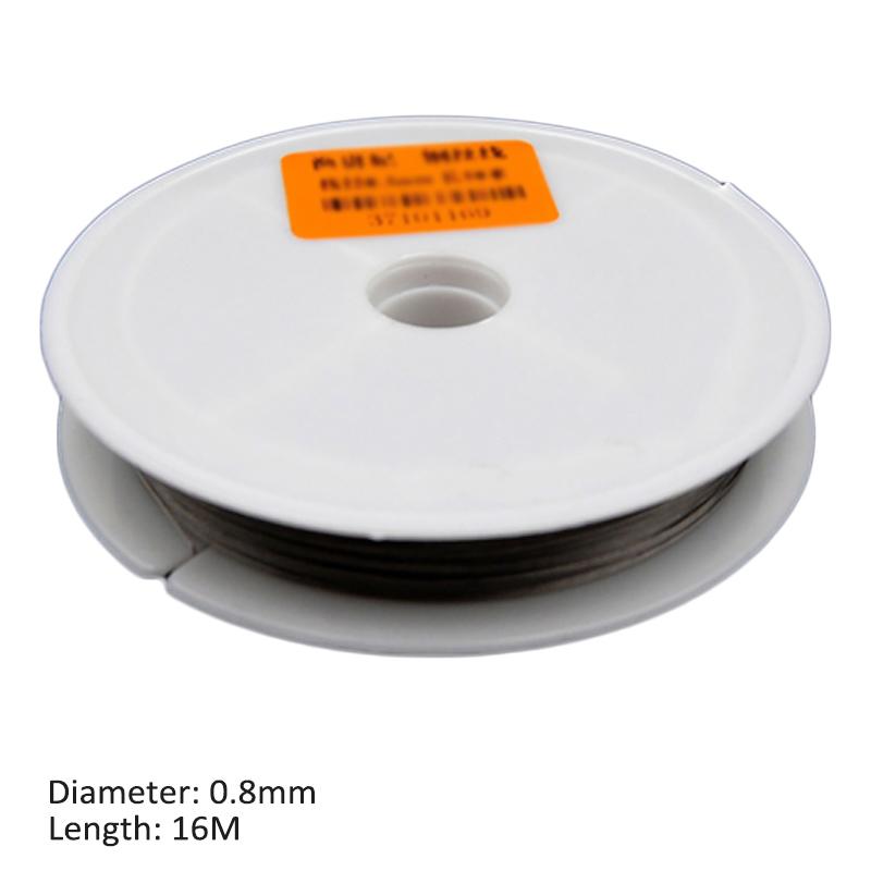 

8-50м Прочные лески для морской рыбалки 7 жил из нержавеющей стали Шелковое плетение Натяжение Леска для морской рыбалки Высокопрочная Защита от порезов Износостойкость