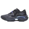 Li Ning WuShi 5S 1.0 5S Low Top Running Shoes Women's Black Blue Mono Yarn, Trendy And Versatile, Casual ARHR212-5