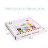 Children Shape Matching Montessori Toys Color Cognition Hand-eye Coordination Logical Thinking Training Interactive Board Games