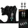 Vintage Style Skeleton Drop Earrings With Electroplated Finish For Women Party Wear