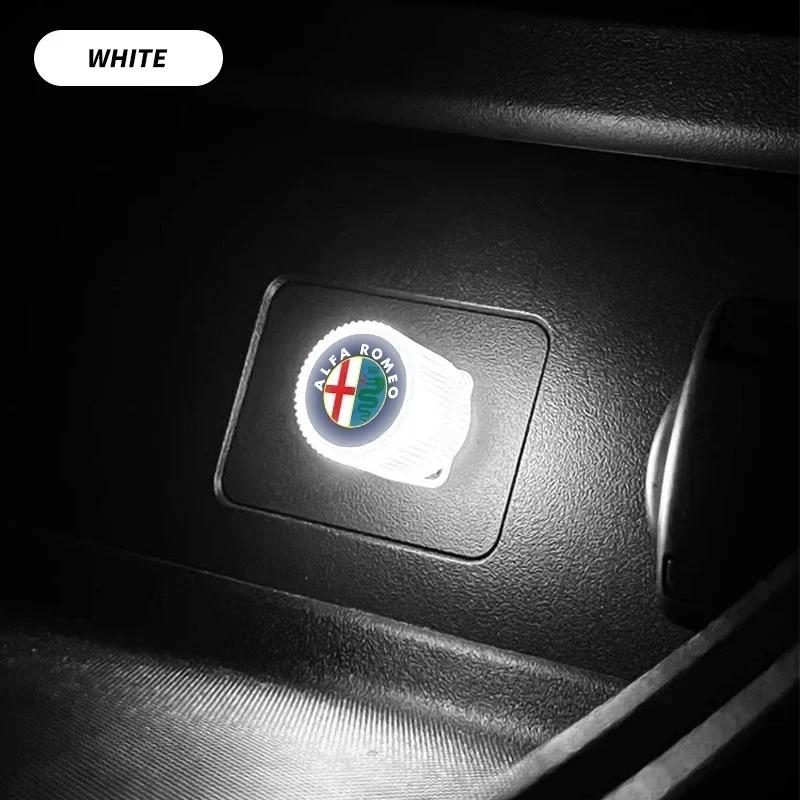 Car USB Car Interior LED Car Atmosphere Lighting For Alfa Romeo 159 147 156 166 Giulietta Giulia Mito Stelvio Brera Spider
