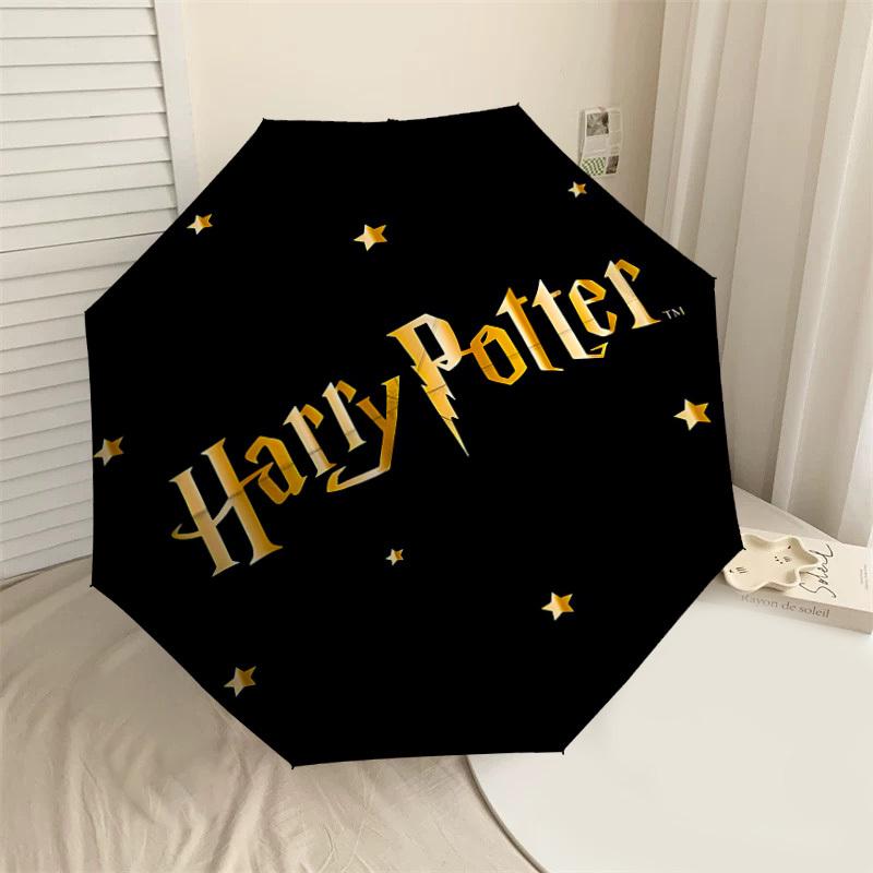 1 szt. Parasol Harry Potter - 8 żeber wzmocnionych, Automatyczne otwieranie, Lekki i trwały, Uroczy modny dodatek na zewnątrz, D2671