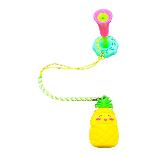 Plastic Anti Lost Golf Tee Hanger Donut Design Golf Tee Ring Strap Fruit Design Tee Loss Prevention Golf Accessory