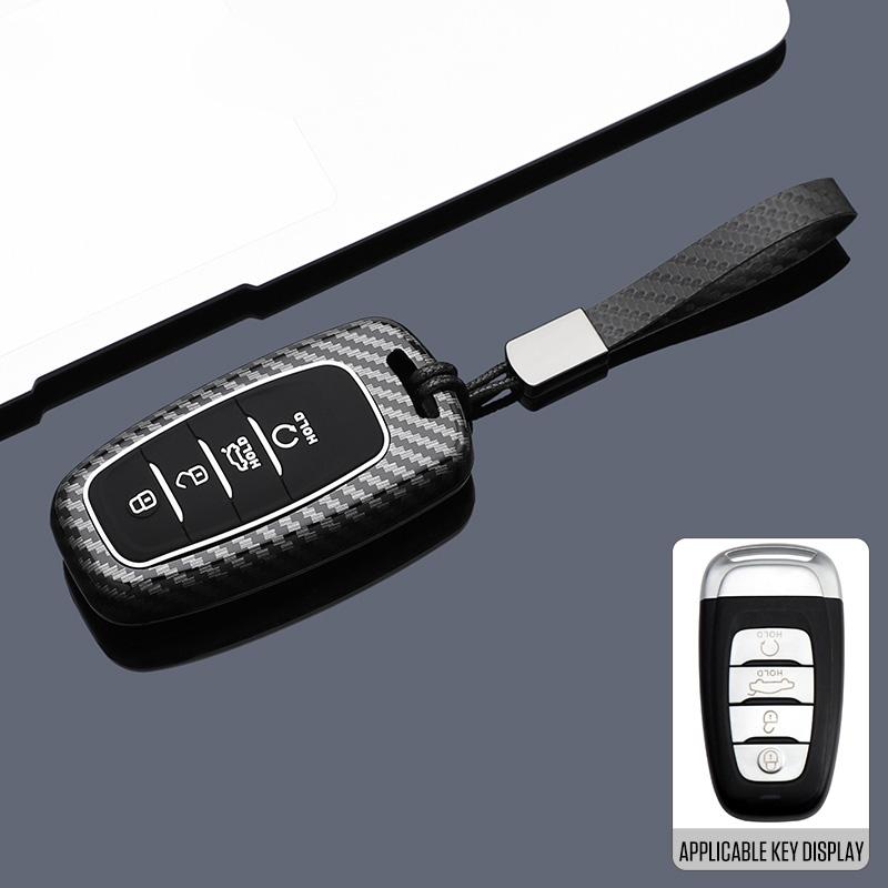 Car Key Case For Hongqi Hs5 H5 H9 Hs7 H7 L5 Hs3 L9    Classic Protection Keyless Cover Shell Fob Bag Accessories
