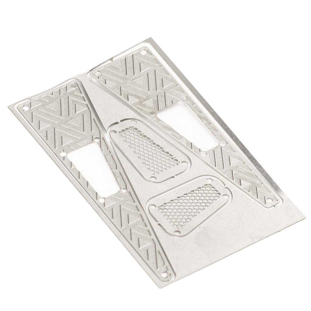 RC Car Decorative Sticker Exquisite Stainless Steel Decorative Decals for Traxxas 118 RC Cars