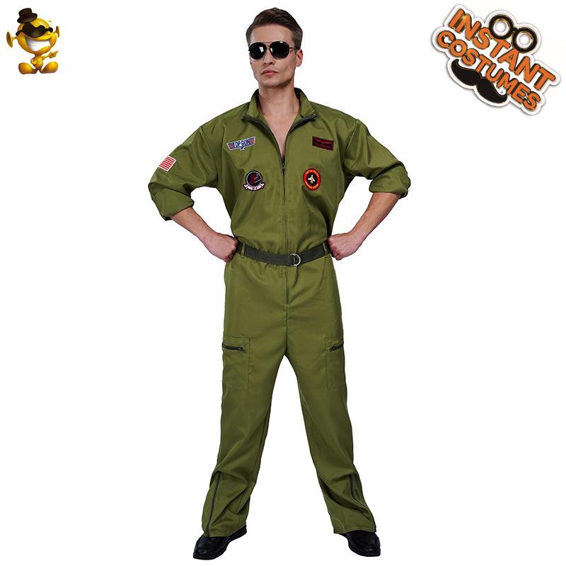 Adult Men's Bomber Costume Performance Costume Halloween Masquerade Stage Costume Cosplay Party Costume