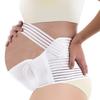 Maternity Belly Support Band 3-Piece Set, Adjustable Pregnancy Back Brace for 2nd & 3rd Trimester, Relieve Back & Hip Pain, Belly Band for Women