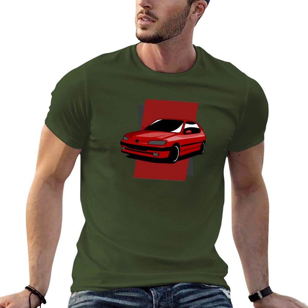 New Minimalistic 306 GTI T-Shirt Blank T Shirts Anime T-shirt Custom T Shirts Kawaii Clothes Mens T Shirts Pack