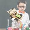 Diy Customizable Wooden Four-wheel Drive Racing Car Educational Toy For Kids Stem Education