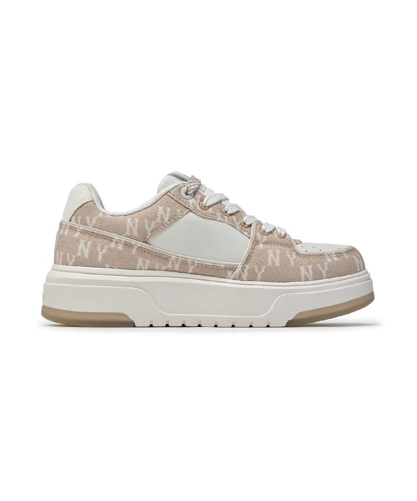 Mlb Chunky Liner Denim Monogram Sl Ny (Cream)