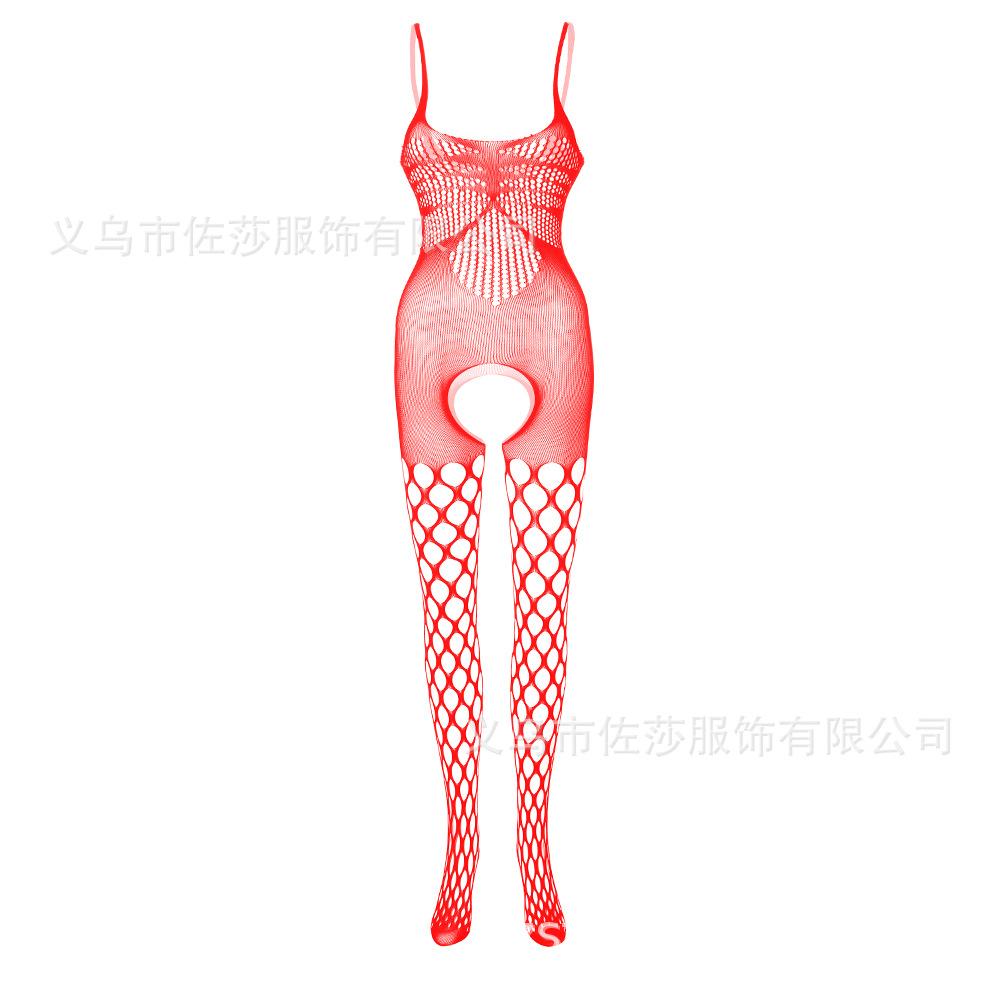Sex underwear stockings new suspender jacquard hollow sexy net socks onesie net coat