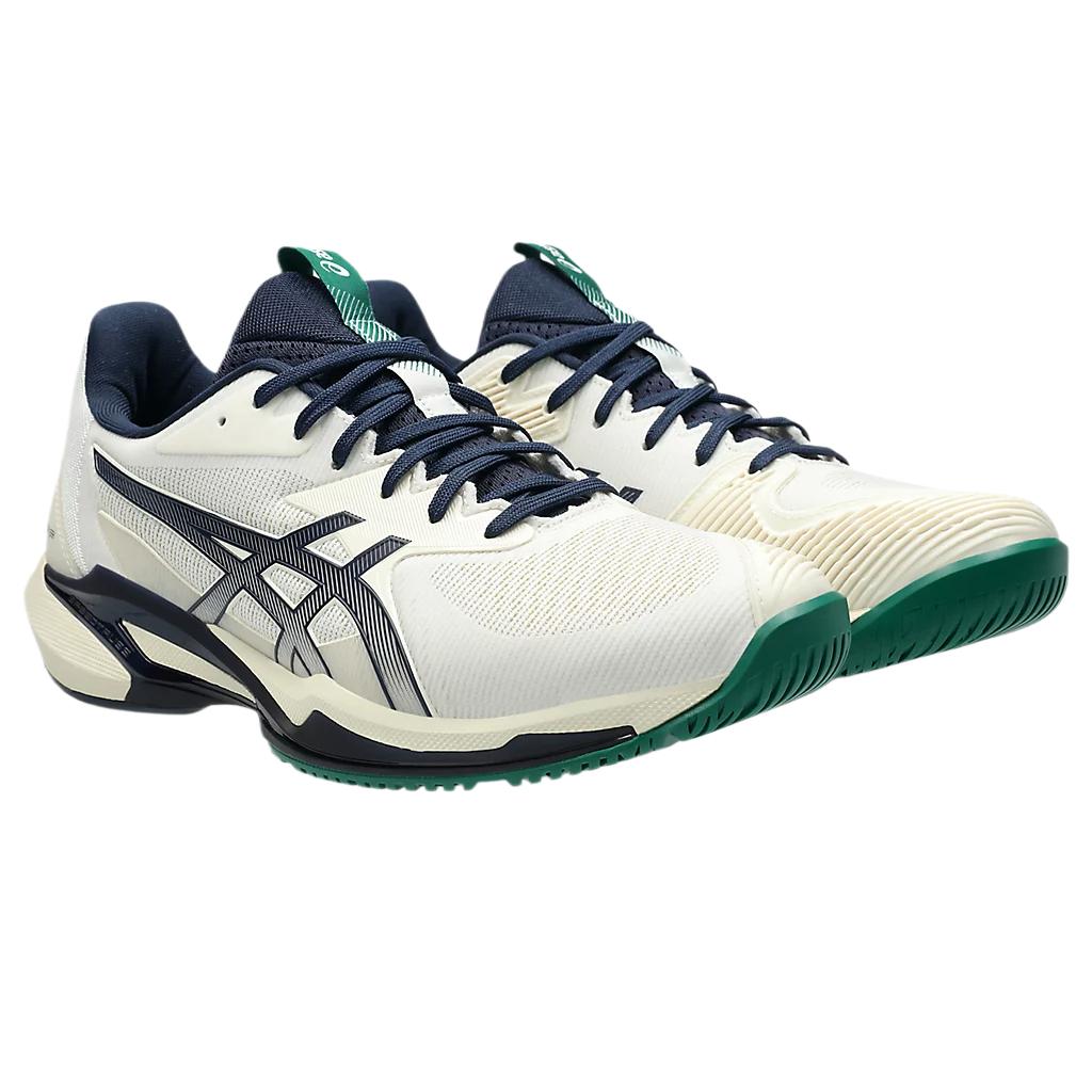 Asics Solution Speed FF 3 Fashionable Comfortable Trendy Minimalist Low-Top Tennis Shoes Men Sneakers White Black 1041A438-104