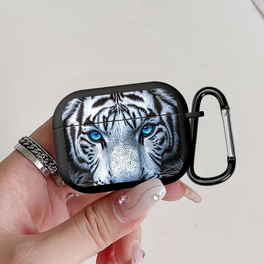 Tiger Animals Case For Airpods 3 4 Pro Pro3 2 Pro2 1 Earphone Cases Cover