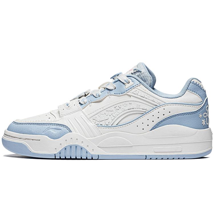 

Новые женские кроссовки LINING Moon White X Disney Marie Cat Бело-голубые AGCT416-4 36