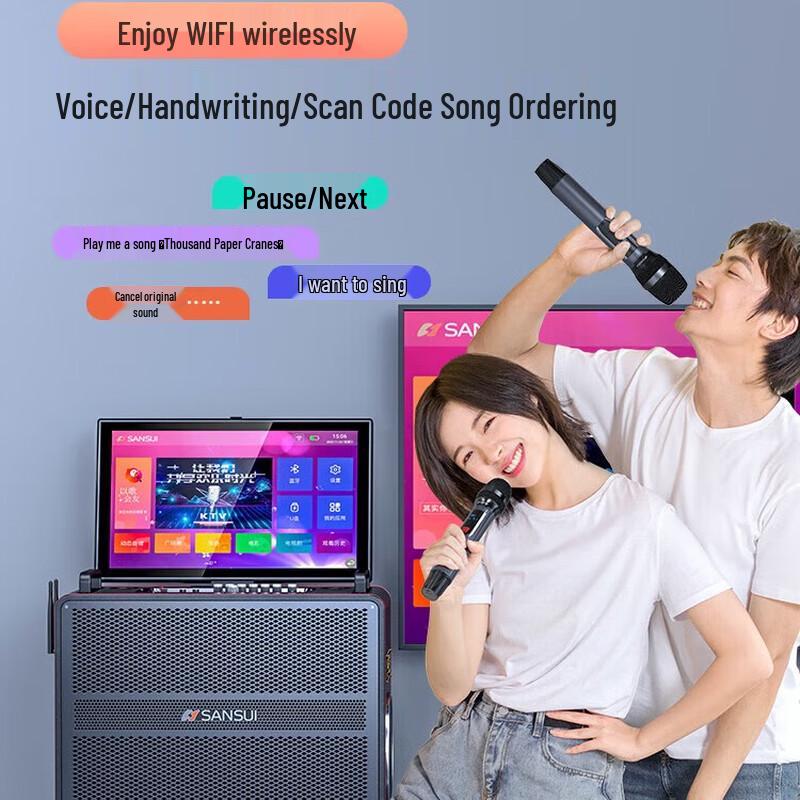 SANSUI C18 Portable Karaoke System