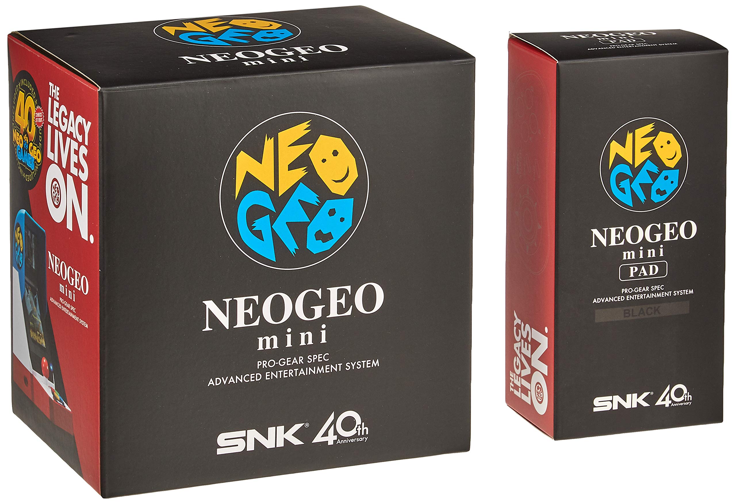 

NEOGEO mini + NEOGEO mini PAD (black) set