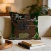 Quirky The Big Lez Show Cushion Cover Short plush pillowcase for bed sofa carwashable