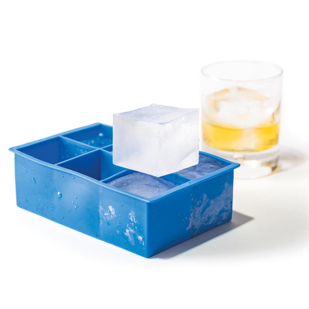 Silicone ice cube maker, 6 x XXL CUBES